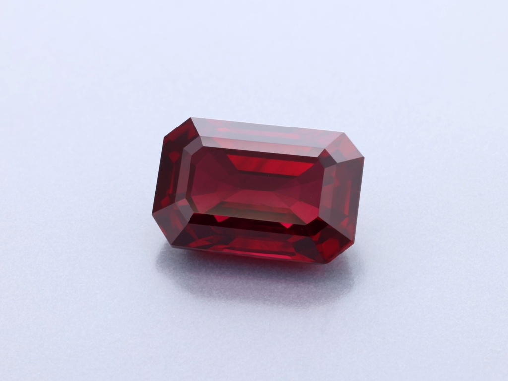 [RROS0806X1] Mozambique Ruby 8.44x5.60mm Emerald Cut