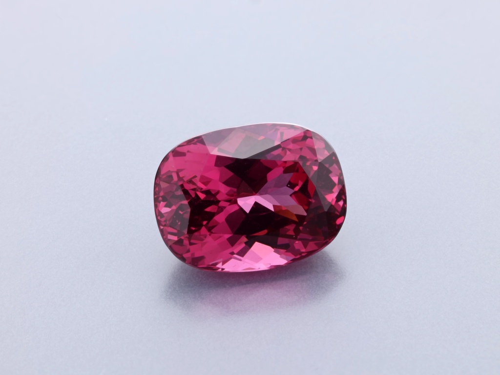 Spinel 8.7x6.6mm Cushion Pink Red