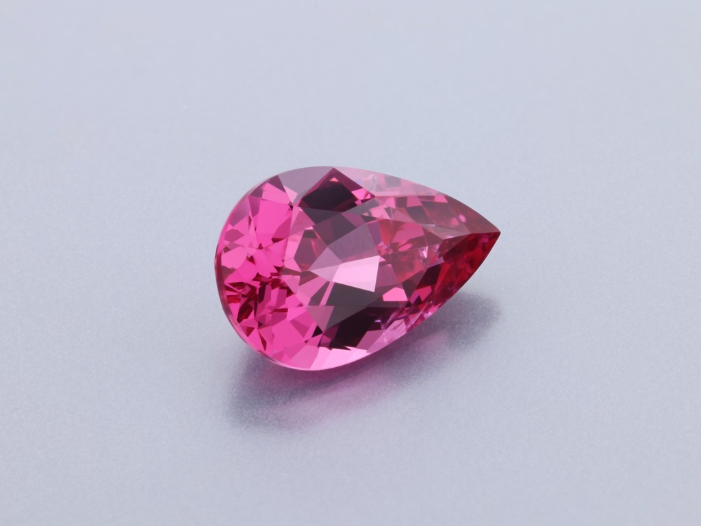 Spinel 8.80 x 5.90 x 4.00mm Pear Shape Pink
