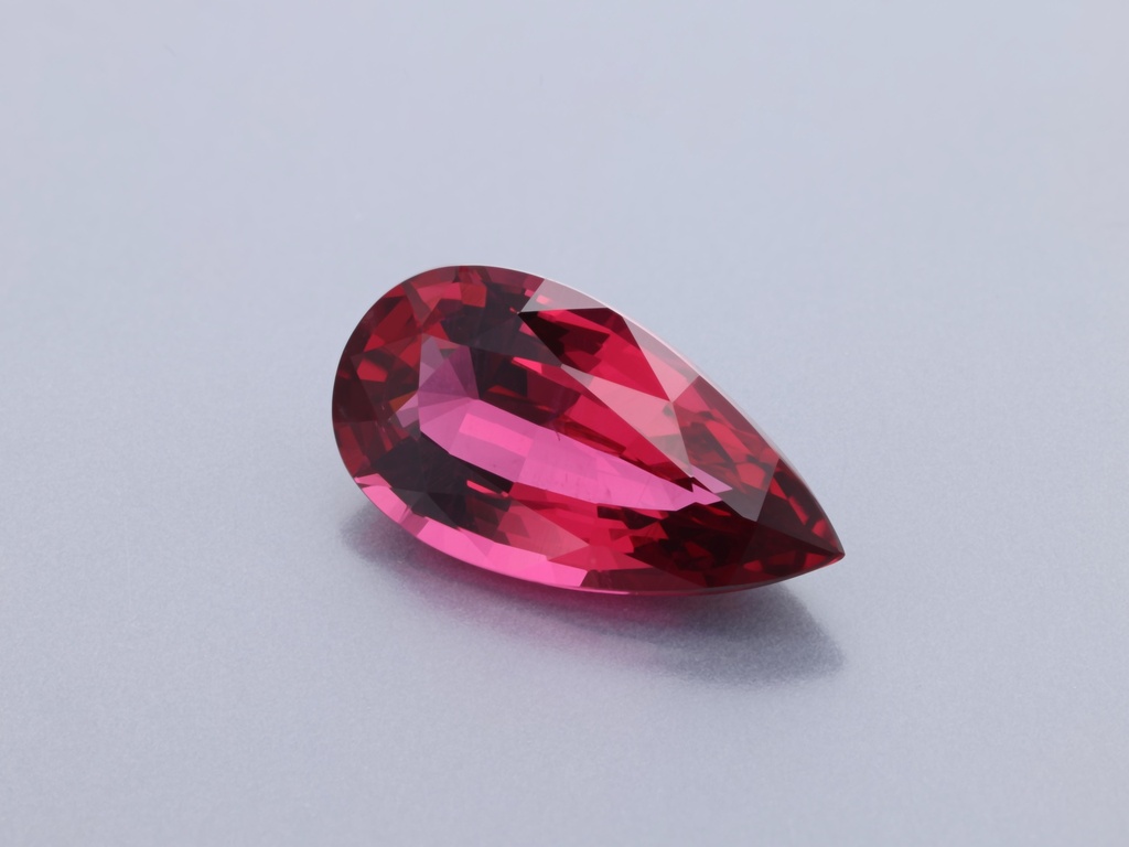 Spinel 11.7x6.2mm Pear Shape Red