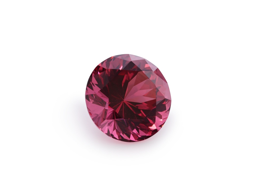 Spinel 8.40mm Round Orange Red