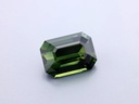 Sapphire 10.96x7.94mm Emerald Cut Green