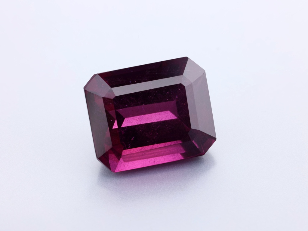 Rhodolite Garnet 11.4x9.3mm Emerald Cut