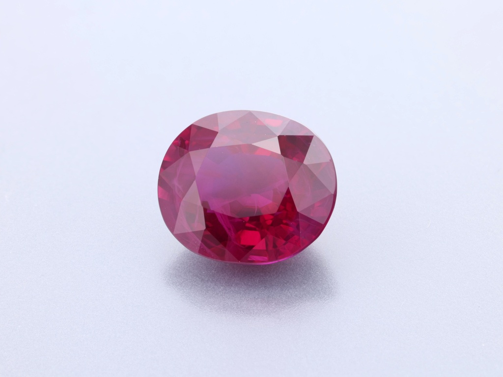 Burmese Ruby 7.78 x 6.78 x 4.66mm Oval
