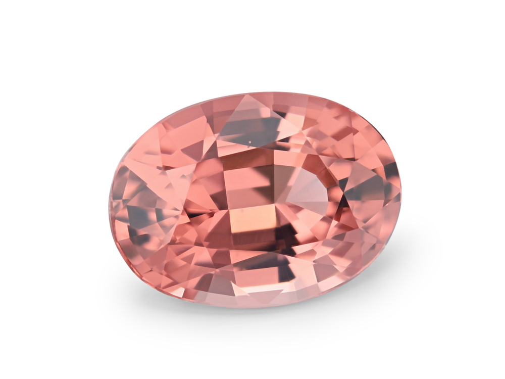 Spinel 10.04x7.27mm Oval Orange Pink