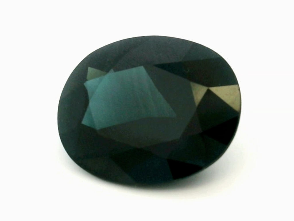 Australian Sapphire 15.8x12.8mm Oval Dark Blue