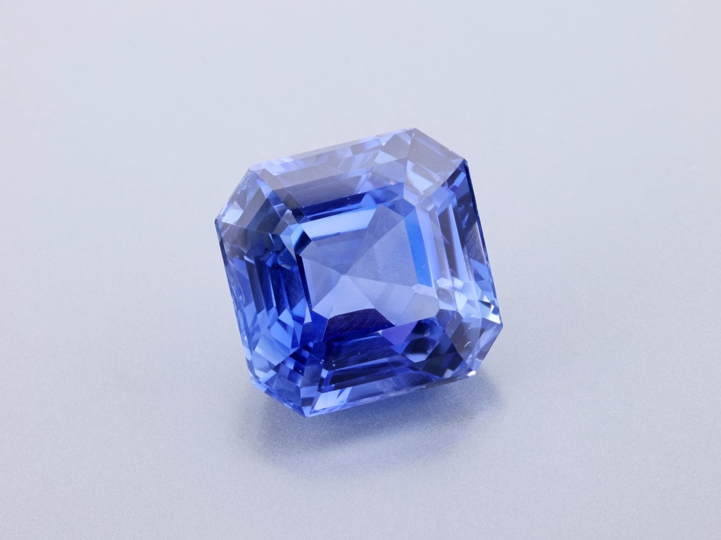 Ceylon Sapphire 10.85x10.72mm Emerald Cut