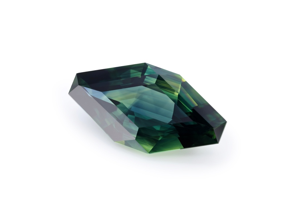 Unheated Australian Parti Sapphire 15.09x8mm Fancy