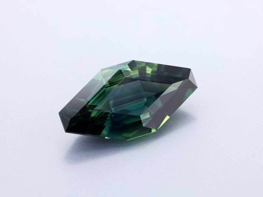 [SMZS1507X1] Unheated Australian Parti Sapphire 15.09x8mm Fancy