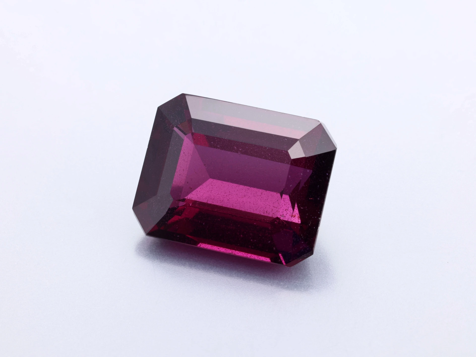 Rhodolite Garnet 12x9.4mm Emerald Cut