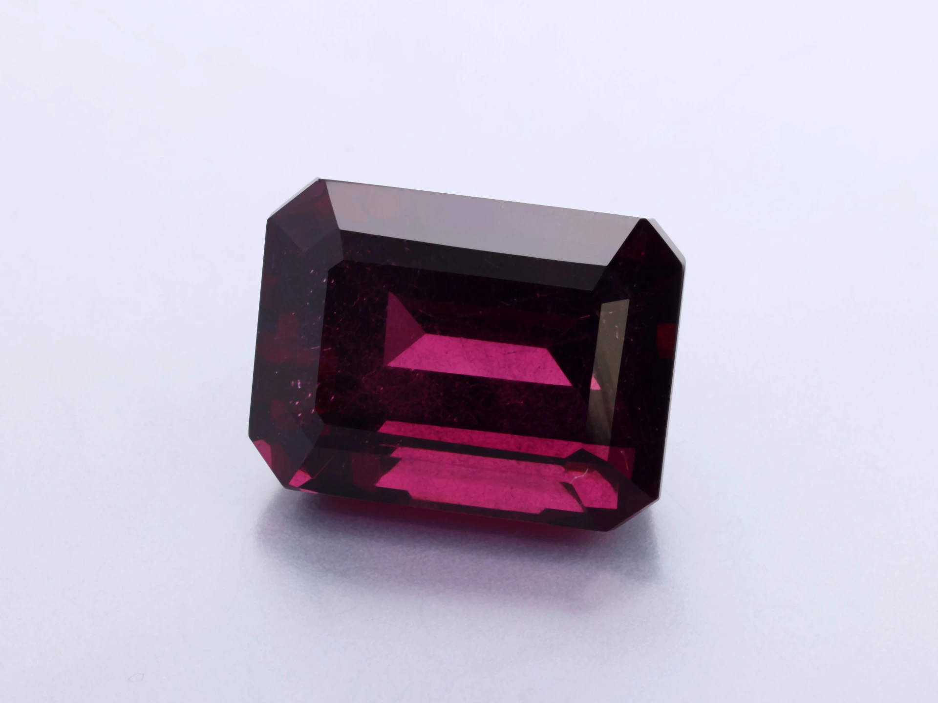 Rhodolite Garnet 12.7x9.6mm Emerald Cut