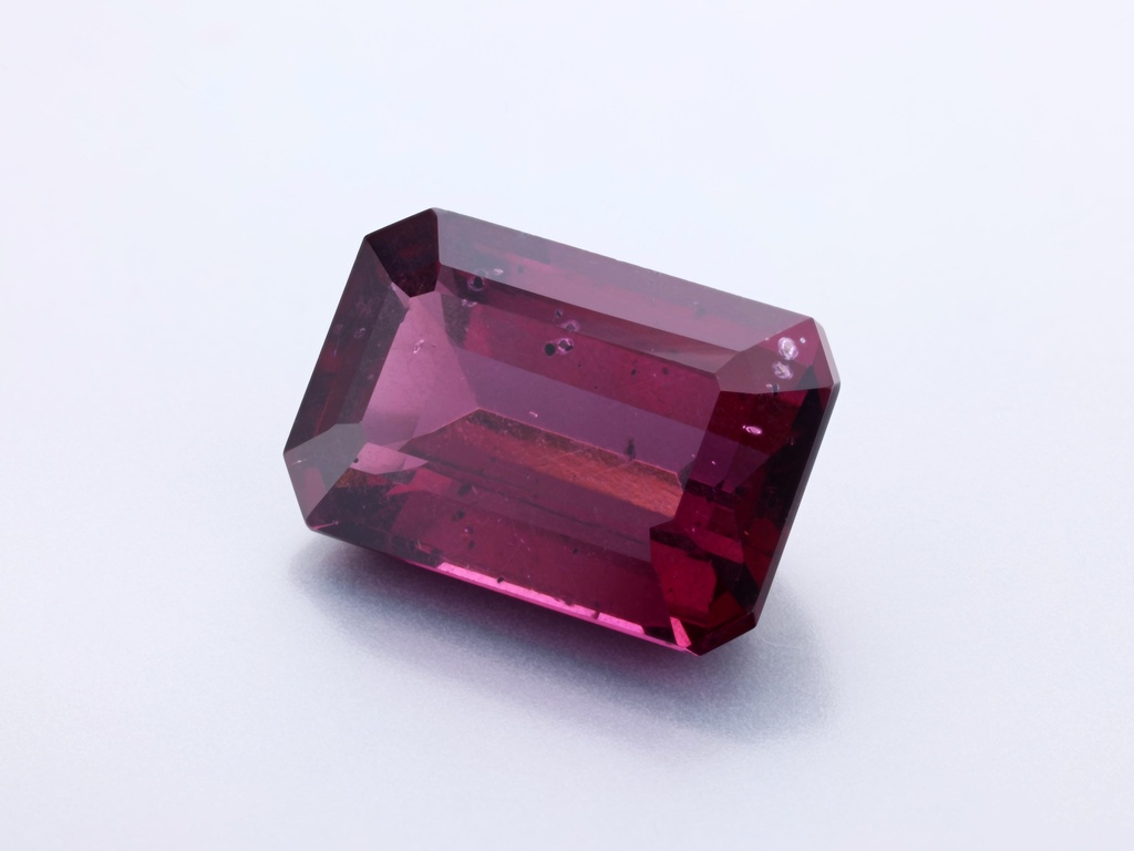 Rhodolite Garnet 12.45x8.25mm Emerald Cut