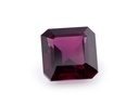 Rhodolite Garnet 11.1x11.05mm Square Emerald Cut
