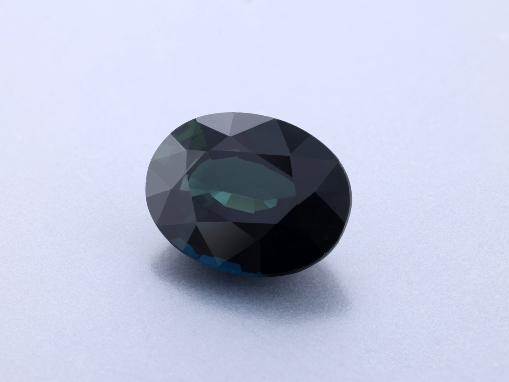 Australian Sapphire 8x6mm Oval Dark Blue