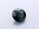 Parti/Teal Sapphire 8.17mm (4.82mm Deep) Round