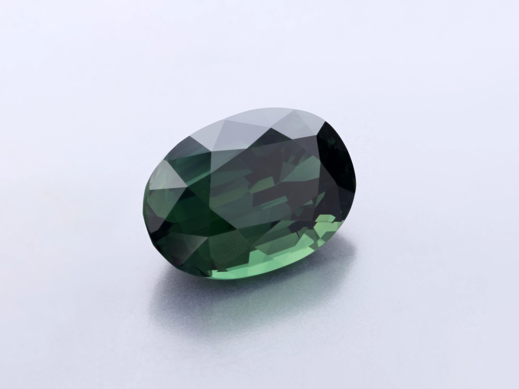 Parti Sapphire 9.40 x 6.55 x 5.13mm Oval Teal