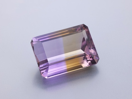 [QBOS1600X1] Ametrine 16.1x15.2mm Emerald Cut