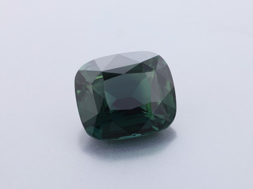 [SPAX3748] Sapphire 8.61x7.47mm Cushion Teal