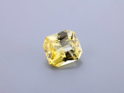 [SYQN1000X2] Sri Lankan Yellow Sapphire 10.59x9.69mm Radiant Cut UNHEATED