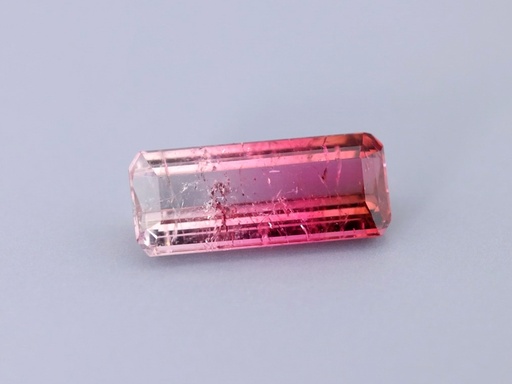 [UMOS1705X2] Bi Colour Tourmaline 17x7.1mm Emerald Cut