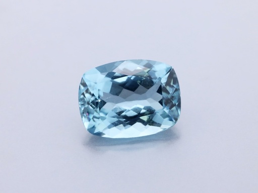 [UMAB0907X1] Blue Tourmaline 9.14x6.99mm Cushion 'Paraiba Type'