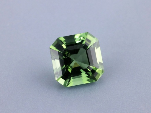[UGOS1000X1] Green Tourmaline 10mm Square Emerald Cut