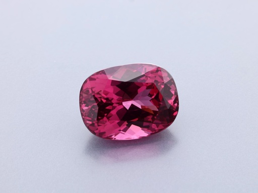 [LRAB0907X1] Spinel 8.7x6.6mm Cushion Pink Red