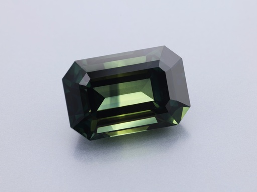 [SMOS1108X2] Parti Sapphire 11.71x7.75mm Emerald Cut UNHEATED